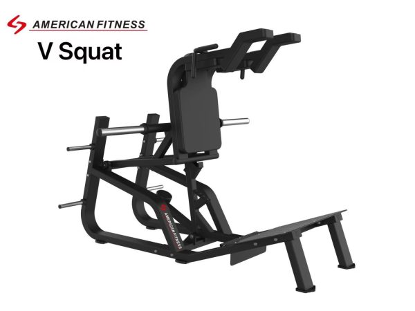 Heavy-duty Commercial  V-SQUAT MACHINE designed for targeting quads, glutes, and hamstrings